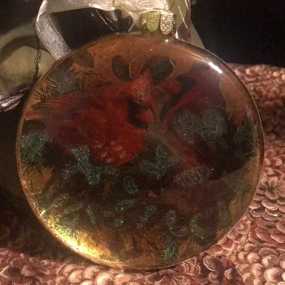 Set of 2 Cardinal Ornaments